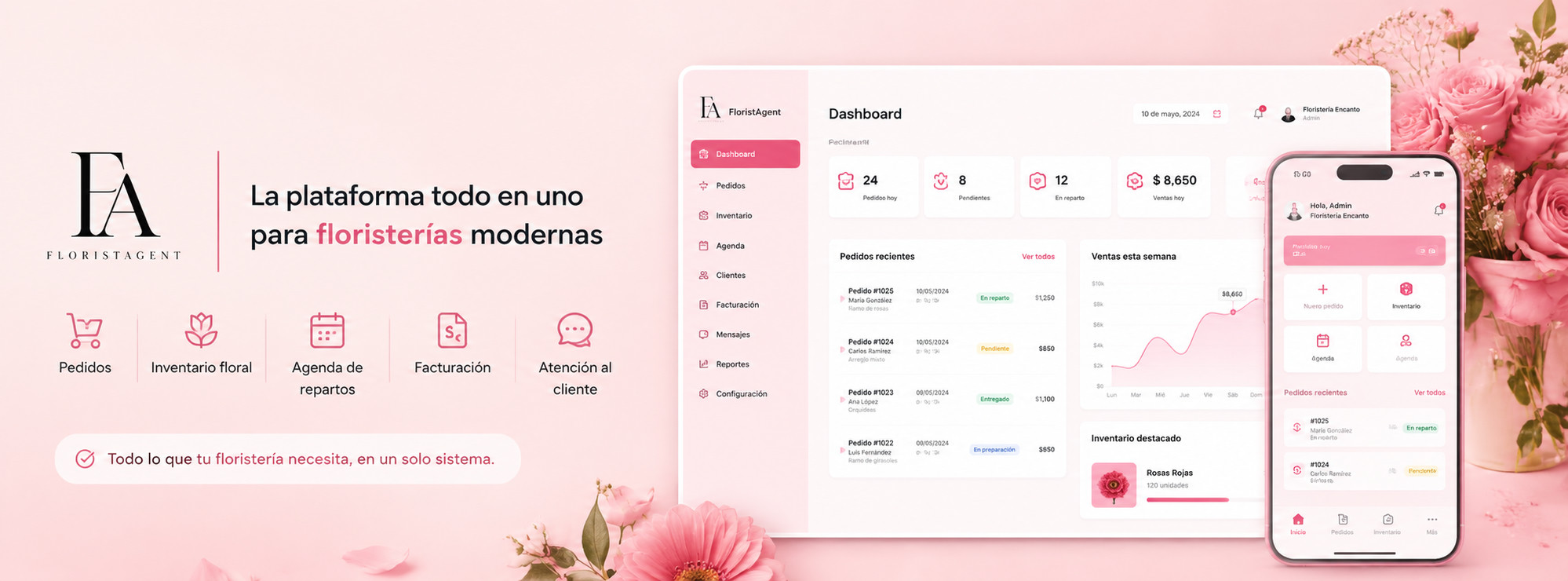FloristAgent — app para floristerías